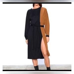 Zara Colorblock Dress Size M NWT